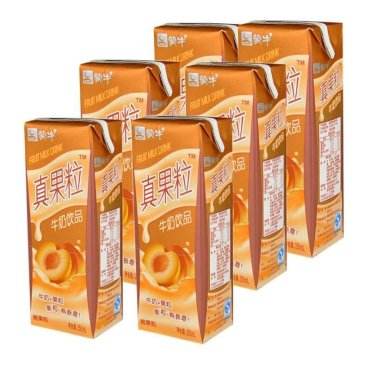 蒙牛真果粒黄桃（利乐包）