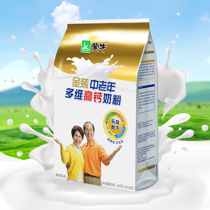 蒙牛金装中老年多维高钙奶粉