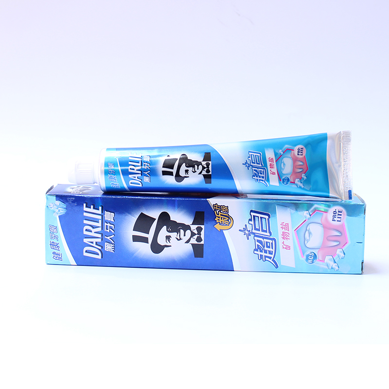 好来超白矿物盐牙膏