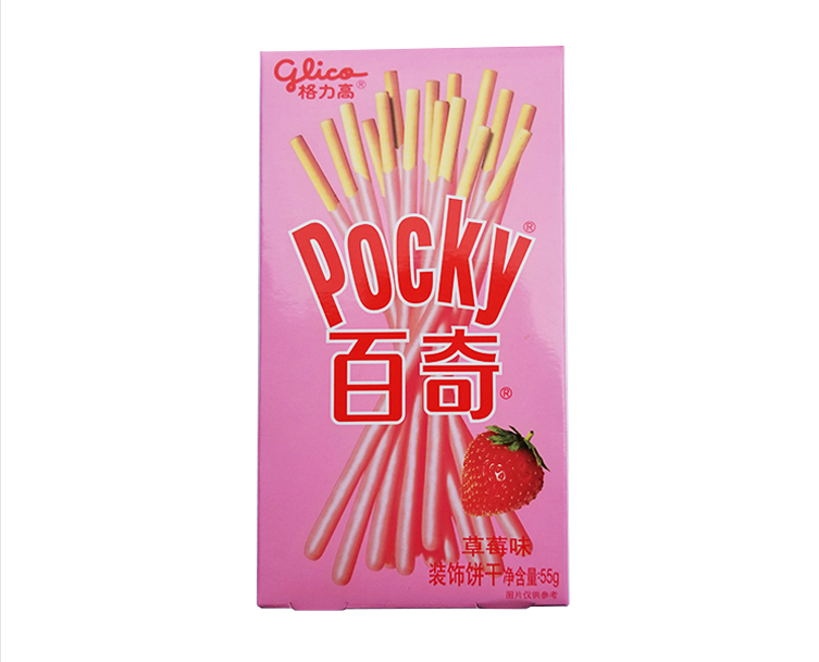 格力高百奇草莓味装饰饼干