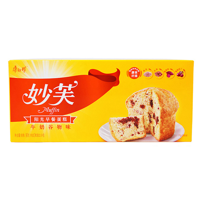 康师傅妙芙阳光早餐牛奶谷物蛋糕