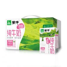 蒙牛脱脂纯牛奶利乐包