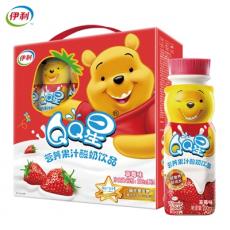 伊利QQ星草莓味营养果汁酸奶饮品