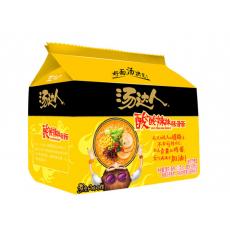 统一汤达人酸辣豚骨面五连包