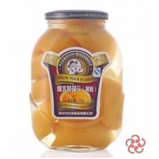 芝麻官糖水黄桃罐头