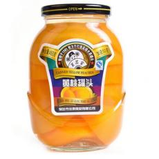 芝麻官糖水黄桃罐头