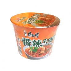 康师傅珍品乐香辣牛肉面
