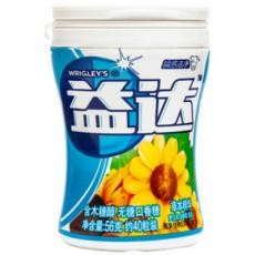 YT益达罗汉果金银花菊花草本精华无糖口香糖(含木糖醇）