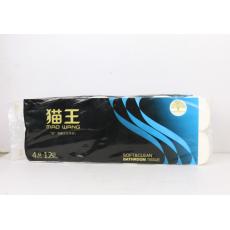猫王MNQ-09简约平纹卫生卷纸