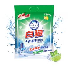 白猫冷水速洁无磷洗衣粉（柠檬香）
