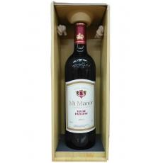 法国蒙图庄园2002干红葡萄酒木盒装