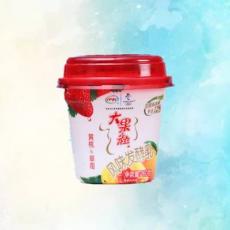 伊利黄桃+草莓大果粒酸奶
