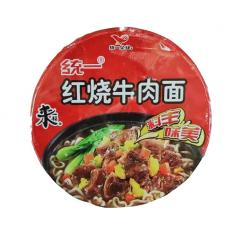 统一来一桶红烧牛肉面