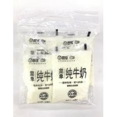 海河简单纯牛奶