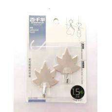 百千华7090简约树叶粘钩