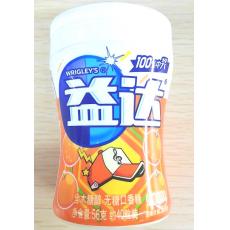 益达木糖醇香橙薄荷味无糖口香糖