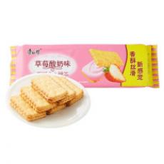 康师傅草莓酸奶甜酥夹心饼干