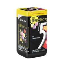 5酸甜弹立方混合山楂金桔酸梅味口香糖