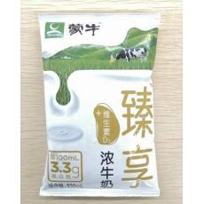 蒙牛臻享浓牛奶全脂调制乳利乐枕
