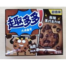 趣多多大块曲奇脏脏黑巧克力味超值装