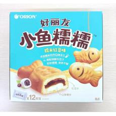 好丽友小鱼糯糯糯米红豆味12枚