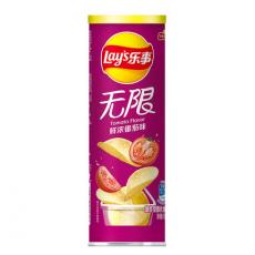 乐事无限鲜浓番茄味薯片