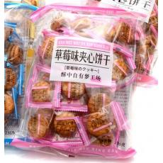 H-全线侑品草莓味夹心饼干