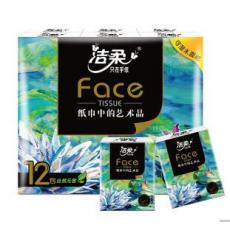 洁柔纸手帕艺术...