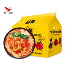 统一茄皇番茄鸡蛋面五连包