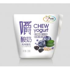 中乳嚼酸奶燕麦+蓝莓+桑葚风味