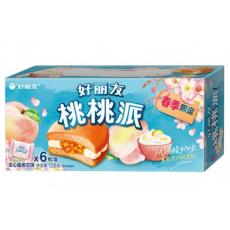 好丽友桃桃派桃桃酸奶味6枚