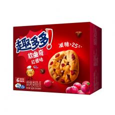 趣多多软式小点嚼得到红提味