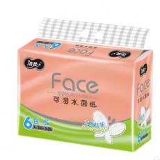 洁柔纸面巾（Face粉立体压花软抽）CR237-06