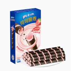 奥利奥可可脆卷红颜草莓口味