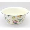 28cm味斗搪瓷盆带花纹
