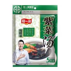 阿一波紫菜汤海...