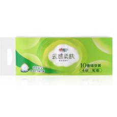 心相印RW3410云感四层立体压花无芯卫生纸