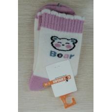 紫鹭鸟S3115-4羊绒童袜