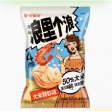 好丽友浪里个浪大米鲜虾味