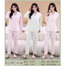 丝棉女士睡衣套...