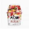 伊利大口嚼草莓谷物脆风味发酵乳