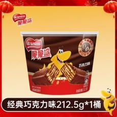 雀巢脆脆鲨威化巧克力味威化碗装