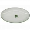 雅居花开半夏13英寸椭圆形鱼盘