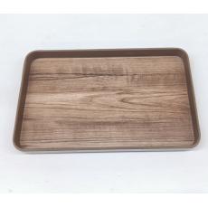 希尔柚木纹长方...