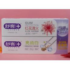 舒客美白护龈牙...