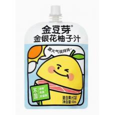 金豆芽金银花柚子汁