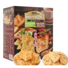 山姆轻脆小饼干（挪威芥末鳕鱼味+安格斯照烧牛肉味）