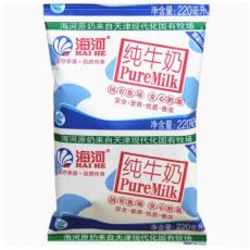 海河纯牛奶利乐枕