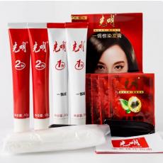 光明一焗棕染发...