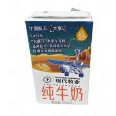 现代牧业纯牛奶...
